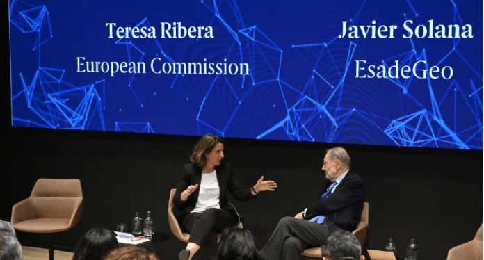 ESADE Teresa Ribera Javier Solana-min